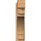 Ekena Millwork Merced Block Rough Sawn Outlooker, Western Red Cedar, 8"W x 34"D x 34"H OUT08X34X34MRC05RWR - alternate 4